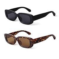 Algopix Similar Product 11 - Laurinny Rectangle Sunglasses for Women