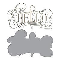 Algopix Similar Product 4 - Spellbinders Hello Glimmer Hot Foil
