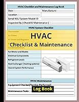 Algopix Similar Product 6 - HVAC Checklist  Maintenance Log Book