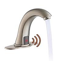 Algopix Similar Product 15 - Brushed Nickel Touchless Bathroom Sink