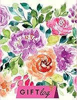 Algopix Similar Product 2 - Gift Log Chic Watercolor Floral Cover