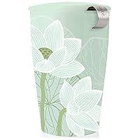 Algopix Similar Product 15 - Tea Forte Lotus Kati Cup Ceramic Tea