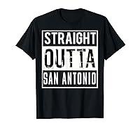 Algopix Similar Product 2 - Straight Outta San Antonio Shirt Texas