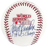 Algopix Similar Product 4 - Larry Herndon Signed 1984 World Series