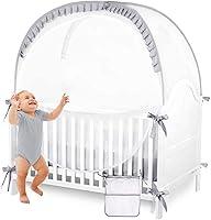 Algopix Similar Product 8 - ZXPLO Baby Safety Crib Tent Infant Pop