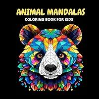Algopix Similar Product 12 - ANIMAL MANDALAS coloring book for