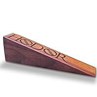 Algopix Similar Product 10 - Hodor Door Stoppers Walnut Wood Door