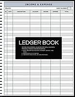 Algopix Similar Product 7 - Ledger Book Simple Large Accounting