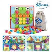 Algopix Similar Product 19 - Fansteck Button Art Toys for Toddlers