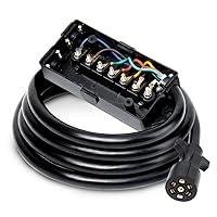 Algopix Similar Product 20 - BougeRV 7 Way Trailer Plug Weatherproof
