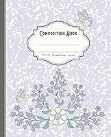 Algopix Similar Product 16 - Marble Composition Notebook Flower