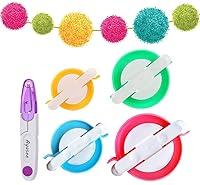 Algopix Similar Product 13 - Pompom Maker 4 Sizes Pom pom Makers