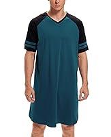 Algopix Similar Product 9 - MINTLIMIT Mens Nightshirt Cotton