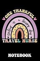 Algopix Similar Product 8 - Cute Travel Nurse Notebook Funny