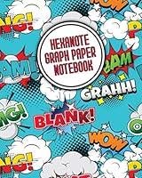 Algopix Similar Product 3 - Hexagonal Graph Paper Notebook Fun