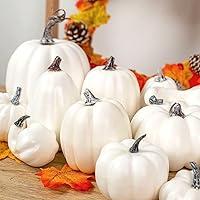 Algopix Similar Product 18 - LOVEINUSA Artificial Pumpkins 12PCS