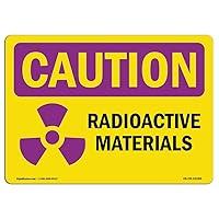 Algopix Similar Product 19 - OSHA Caution Radiation Sign 