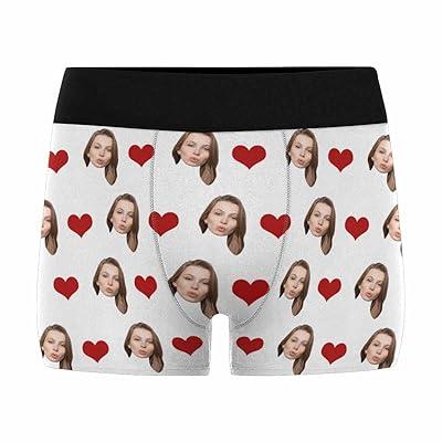 Best Deal for Personalized Love Shaped Image Women's Face Boxer