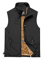 Algopix Similar Product 18 - Gihuo Mens Sherpa Lined Fleece Vest