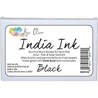Algopix Similar Product 13 - Ken Oliver India Ink Stamp Pad-Black