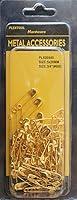 Algopix Similar Product 1 - Plextool Safety Pins Golden Tone 000
