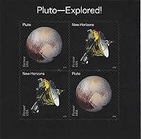 Algopix Similar Product 5 - PlutoExplored Souvenir Sheet of 4