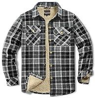 Algopix Similar Product 6 - Puwasa Mens Flannel Jackets Side