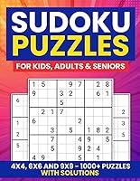 Algopix Similar Product 9 - 1000 Sudoku Puzzles for Adults 