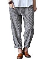 Algopix Similar Product 1 - Mordenmiss Womens Casual Cotton Linen