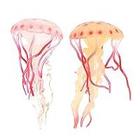 Algopix Similar Product 4 - NAMOARLY 2pcs Simulation Jellyfish