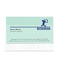 Algopix Similar Product 3 - 3L Business Card Pockets Polypropylene