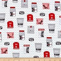 Algopix Similar Product 14 - QT Quilt Fabrics Hot Diggity Dogs Dog