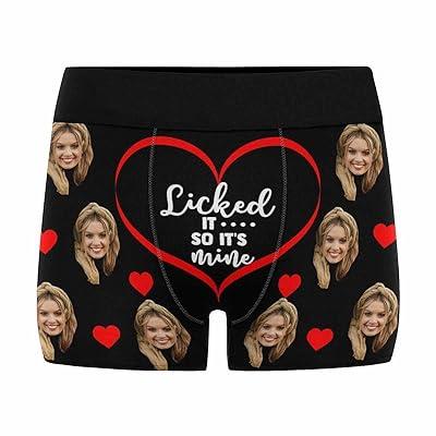 Best Deal for YFgohighhh Personalized Boxers for Men Black 38 Girlfriend
