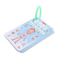 Algopix Similar Product 20 - ibasenice Body Parts Flash Cards Baby