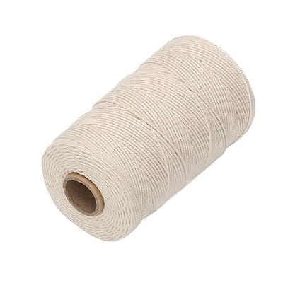 2Rolls Cotton Twine, White Twine for Holiday Gift Wrapping