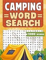 Algopix Similar Product 11 - Camping Word Search Funny Big Word