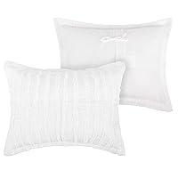 Algopix Similar Product 13 - Greenland Ruffled Standard Sham-White