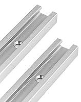 Algopix Similar Product 19 - QWORK Aluminum T Track 2 Pack 12 Inch