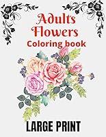 Algopix Similar Product 4 - Adults flowers coloring book large