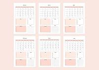 Algopix Similar Product 9 - Printable Monthly Planner PDF Ideal