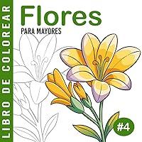 Algopix Similar Product 19 - Flores 4  Libro De Colorear Para