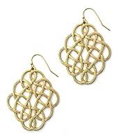 Algopix Similar Product 9 - Metal Alloy Twist Earrings (Gold)