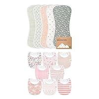 Algopix Similar Product 7 - KeaBabies 5Pack Burp Cloths for Baby