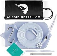 Algopix Similar Product 5 - Premium Clear Silicone Enema Bag Kit 