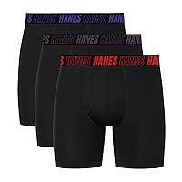 Algopix Similar Product 17 - Hanes Mens Moves Performance Boxer