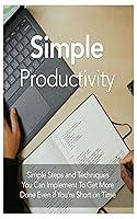 Algopix Similar Product 20 - Simple Productivity Simple Steps and