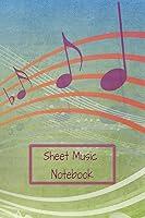 Algopix Similar Product 4 - Sheet music Notebook 100 blank pages