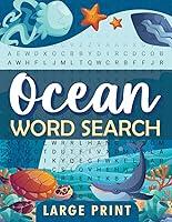 Algopix Similar Product 15 - Ocean Word Search Large Print Large