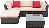 Algopix Similar Product 18 - Devoko 5 Pieces Patio Furniture Sets