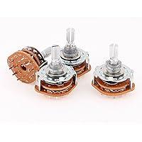 Algopix Similar Product 4 - uxcell 4 x Rotary Switch Potentiometer